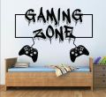 Feet Gaming Zone Vinyl Game Lovers Bedroom Wall Stickers Hot Play Game Handle Living Room Bedroom Personality Decoration Stickers Creative Art Game Handle Wall Stickers Boys Room Game Zone Sports club. 