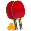 Ping Pong Table Tennis Racket Set With 3 Balls. 