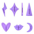 9Pcs Bikini Privates Shaving Stencil Set Female Pubic Hair Trimmer Shaver. 