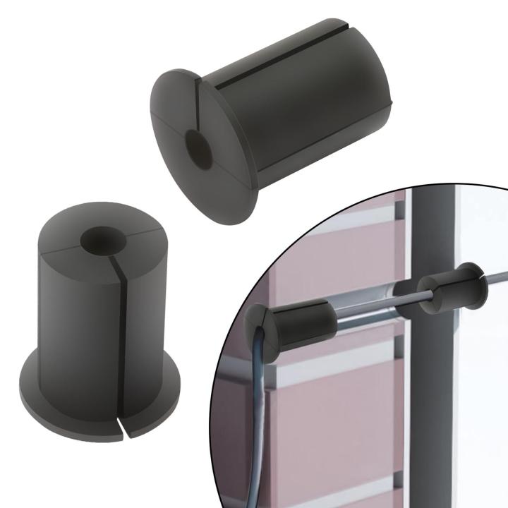 Rubber Cable Protector Starlink Cable Protector Kit 4pcs Rubber Bushings for Wall Hole Sealing Ethernet Cable Grommet Cover Protect Cables with Ease Wall Cable Routing Kit