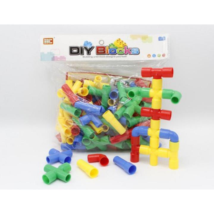 Technical Pipe Blocks For Kids 30 Pcs