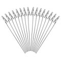 50pcs Non-Insulated Alligator Clips Reliable Non-Insulated Electric Alligator Clips Metal Test Crocodile Clip for Electrical. 