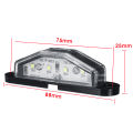 motors 4 LEDs Universal License Plate Tag Light Truck Trailer Boat Interior Step Lamp. 
