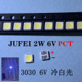 100pcs 3030 Backlight High Power LED DOUBLE CHIPS 1w 1.5W 2w 3V-3.6V 6v 9V lextar JUFEI AOT Cool white PT30A66 TV. 