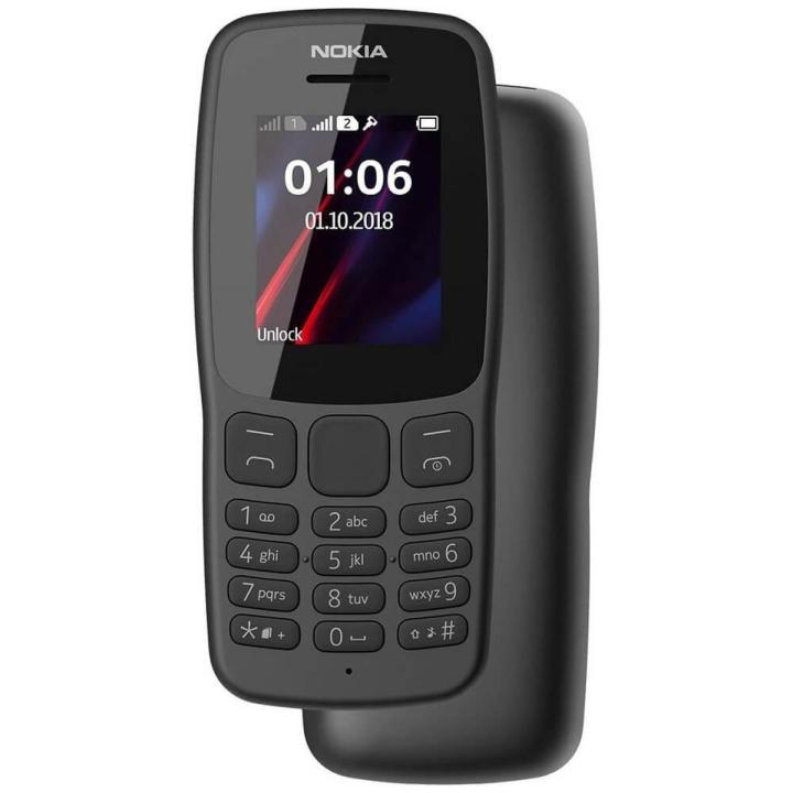 Nokia 106 (2018) - 1.8" inch Display - 4MB Storage - Dual Sim - (Dark Grey)