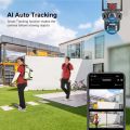 12 Mega Pixel Ultra HD PTZ Camera dome Machine Wifi Camera CCTV Camera With 3 Screen for Home Security System. 