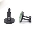 【happy one】New Twins Avengers fashion men's shirt Cufflinks Hulk Round Cuff links Gifts For Men Fans. 