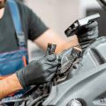 Black Nitrile Gloves Disposable 50 to 100 Pcs - Multi-Purpose Disposable Gloves Powder-Free, Waterproof & Thickened for Kitchen, Medical, Cleaning & Mechanical Use, Synthetic Rubber. Gloves. 