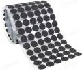 Magic Sticky Self Adhesive Velcro Round Pads Dots - Black. 