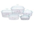 CorningWare Classics 10-piece Pyroceram Cookware Set. 