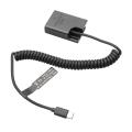 EL14 Dummy Coupler Battery Type-C Spring Cable for Nikon D3100 D3500 D5100 D5200 D5300 D5600 P7000 P7100 P7700 P7800 Replacement Spare Parts. 