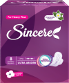 Sincere Breathable Sanitary Pads, Ultra Thin, Long- Regular Pack- 8 Pads. 