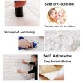 PVC 3D Moistureproof Background Wall Brick Sheet. 