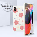 FINDWORLD for Huawei Nova 5/Nova 5 Pro Mobile Cover Simple Cartoon Flower Side Design Edge Pattern Silicone Full Camera Protect Case. 