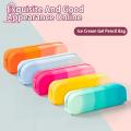 Pencil Case Waterproof Creative Students Rectangular Silicone Pen Bag. 