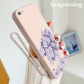 Casing iPhone 5s iPhone 5 iPhone 6 iPhone 6s iPhone 6 Plus phone case softcase liquid silicone protector smooth shockproof bumper cover new design comic flower cartoon ytyhh01. 