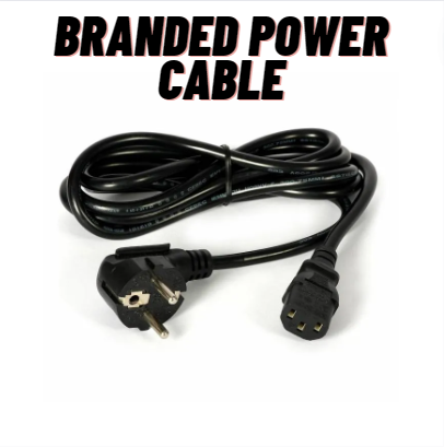 BRANDED POWER CABLE FOR PC ,COMPUTER & MONITOR ,, 100 % COPPER