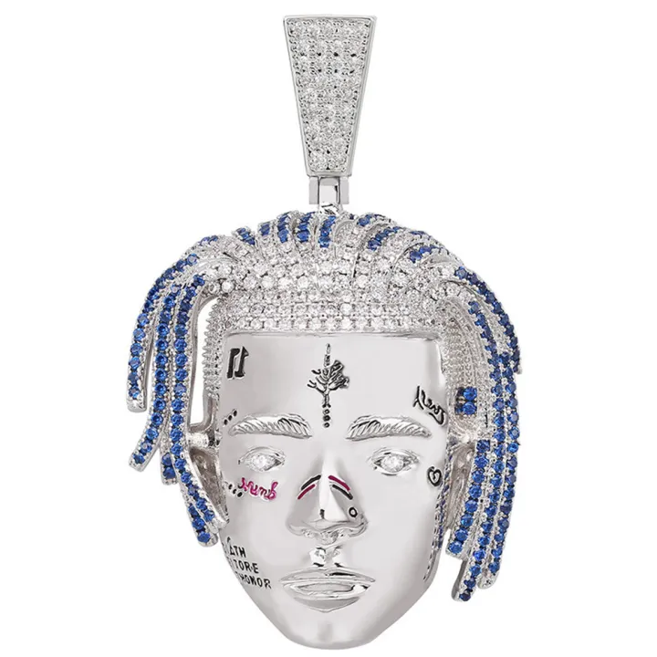 Creative%20Rapper%20XXXTentacion%20Pendant%20Necklace%20Men%20Cubic%20Zirconia%20Chains%20Hip%20Hop/Punk%20Charms%20Jewelry%20Gifts%20-%20Image%204