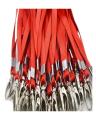 50pcs - Red Lanyards for ID Badges. 