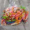 Fancy Stylish Colorful Hair Rubber Band Pony for Girls and Women - Random Multi Color- Art# SS-RB-Pony-FWAH-0008. 