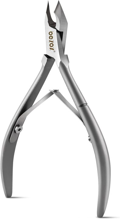 BEZOX Cuticle Clippers Stainless Steel Professional Cuticle Cutter Hangnails Trimmers Full Jaw Manicure Cuticle Nipper(6mm)