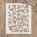 letter waw arabic calligraphy islamic reusable stencil for canvas and wall painting id 4254. 