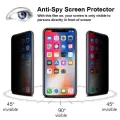 For iPhone XS Max (6.5 inch) 3D Privacy Tempered Galas Screen Protector. 