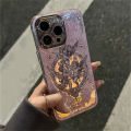 FundaNS flash mirror 12 Pro14 13 ne 15 light phone case suitable for retro European cupid angel aurora laser iPho Max I head protective cover luxury. 