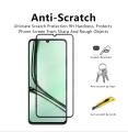Realme Note 60X Tempered Glass Full Coverage Glass Film For Realme Note 60X 2 in 1 Screen Protector and Camera Lens Glass Protector. 