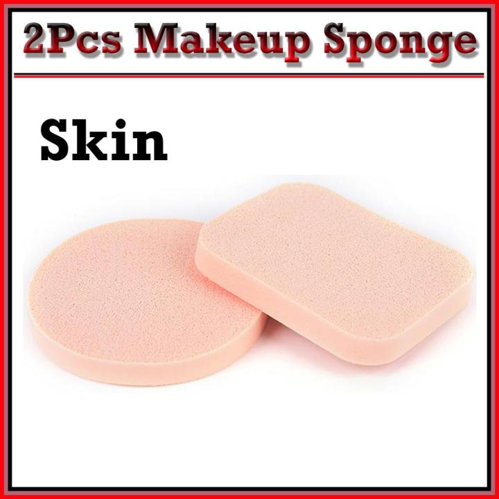 Round + Square Beauty Sponge Make Up Facial Puff Face Wash Cleansing Sponge Face Foundation Makeup Tools & Accessories