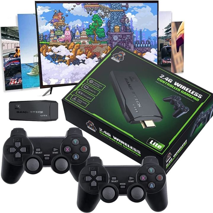 M8%20Wireless%20Retro%20Game%20Console%20%7C%20Plug%20and%20Play%20Video%20Game%20Stick%20%7C%20Built%20in%2010000+%20Games%20%7C%209%20Classic%20Emulators%20%7C%204K%20High%20Definition%20HDMI%20Output%20for%20TV%20with%20Dual%202.4G%20Wireless%20Controllers%20(64GB%20Card)%20-%20Image%209