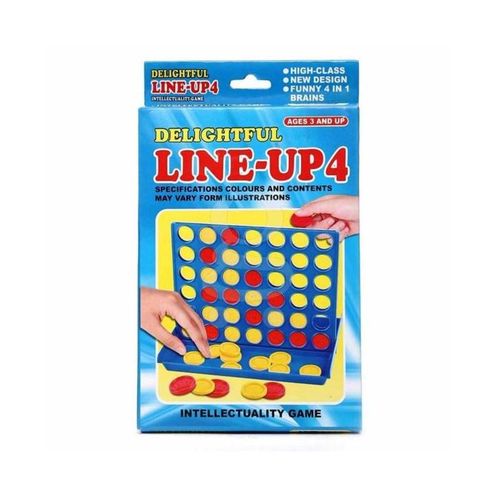 Line Up 4 Kids Game Imported Edition Party Game Small Foldable