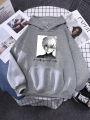 Ken Kaneki Tokyo Ghoul Print Women Hoody School Simple Pullovers Outdoor Casual Sweatshirt Autumn Comfortable Female Pullovers. 