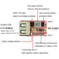 MP2315 Mini DC Step-down Power Module Voltage Regulator 6-12/24V to 5V 3A. 