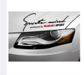 12 inch(black)Sports Mind Produced by SUZUKI SPORT Vinyl Decal sticker BLACK...car acessories..bumpers stickers and decals. 