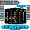 iphone Glass OG Glass Gorilla Glass HD+ Glass Protector For iphone 6/7/8/X/Xs/Xr/X.Max/11/11 pro/11 pro Max/12/12 pro/12 pro Max/13/13 pro/13 pro Max/14/14 plus/14 pro/14 pro Max OG Glass Full Edge to Edge Tempered Screen Protector Premium Quality. 