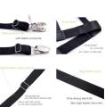 Men Shirt Stays Belt with Non-slip Locking Clips Keep Shirt Tucked Leg Thigh Suspender Y-shape Garters Strap. 