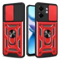 PlusCase for Infinix Smart 9 HD / Hot 50i Phone Casing Slide Lens Armor Case Shockproof Stand Holder Camera Protect Back Cover. 