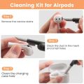 Face Value 7 in 1 Electronic Cleaning Kit for Airpod & Laptop | Screen Dust Brush Including Soft Swipe Airpod Cleaner Pen | Key Puller and Empty Spray Bottle (MultiColor, 1pc). 