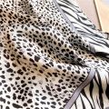 Leopard Print Scarf for Women Hijab Silk Skinny Muslim Headscarves Shawl Wraps Ladies Neckerchief Bandana Foulard Echarpe 2022. 