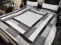 Cotton Satin Double Bedsheet Embroided. 
