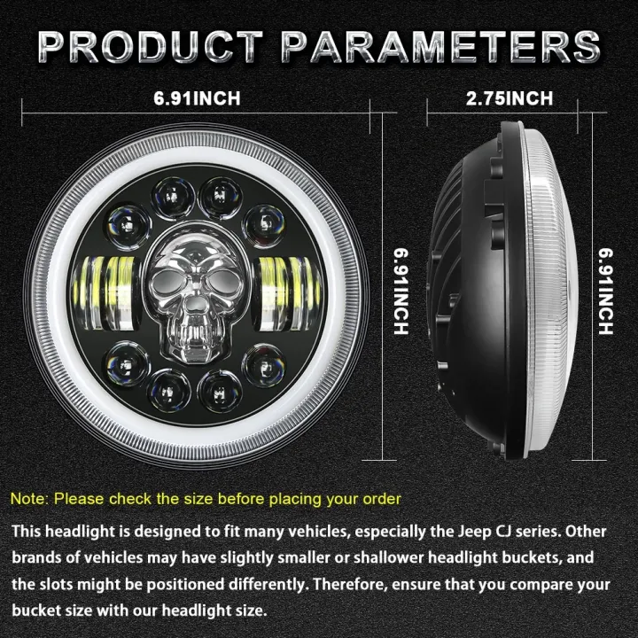 7%20Round%20LED%20Headlight%20Cafe%20Racer%20for%20Yamaha,%20Harley,%20Road%20King,%20Jeep%20Wrangler,%20%20Angel%20Eyes%207%20Inch%20Motorcycle%20LED%20Headlight%20-%20Image%202