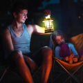 Rechargeable And Solar Camping LED Lantern Lamp k-22 | Outdoor Camping Atmosphere Light | Portable Night Light, for Camping,Hiking and Fishing. 