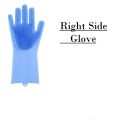 Magic Dishwashing Cleaning Sponge Gloves Reusable Silicone Brush Scrubber Gloves Heat Resistant for Dishwashing Kitchen Bathroom Cleaning Pet Hair Care Car Washing. 