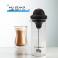 Milk Frother Electric Foamer Coffee Foam Maker Milk Shake Mixer Battery Milk Frother Jug Cup. 