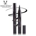 Miss Rose Makeup Liquid Black Eyeliner Pencil Quick Dry Waterproof With Stamp. 