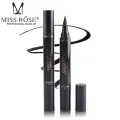 Miss Rose Makeup Liquid Black Eyeliner Pencil Quick Dry Waterproof With Stamp. 