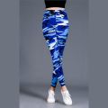 Fashionable Camouflage Outer Wear Leggings Brushed Cotton Printed Women's Large Size Stretch Slimming Skinny Pants Cropped Pants. 