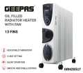Indoor OIL FILLED RADIATOR HEATER WITH FAN – GRH28517P. 