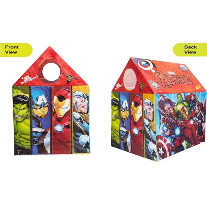 Marvel Avengers PVC Vinyl Plastic Tent House Jumbo Size With Connectors and Pipes Set for Kids